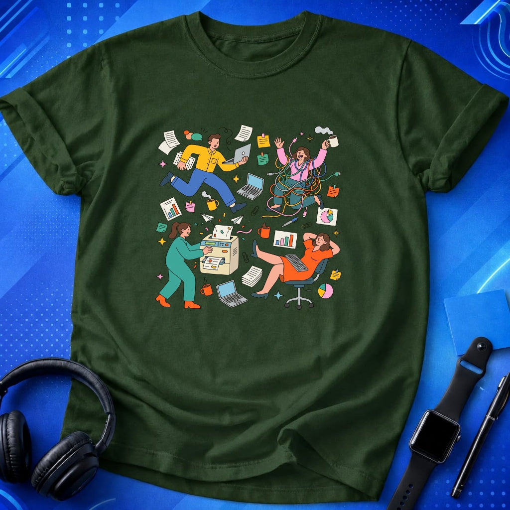 Office Happy Chaos T-Shirt
