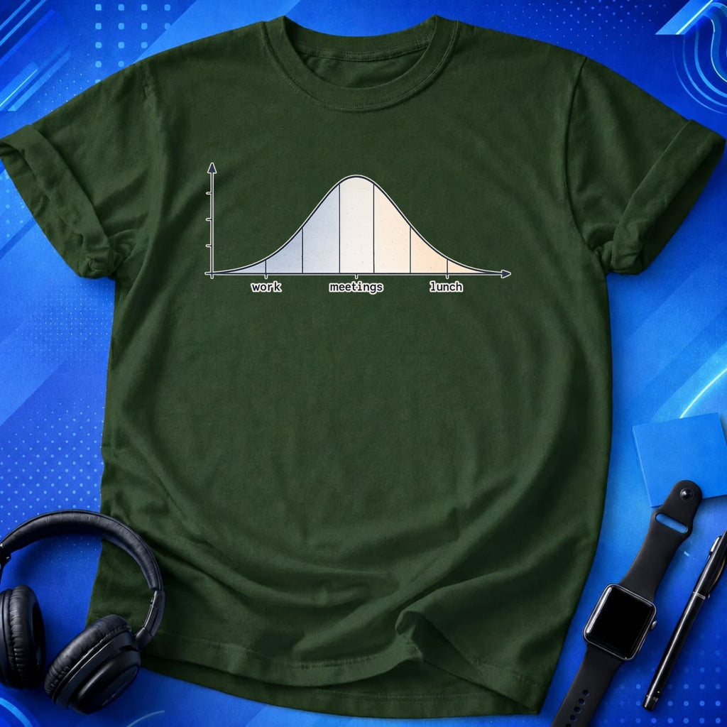 Work Normal Distribution T-Shirt