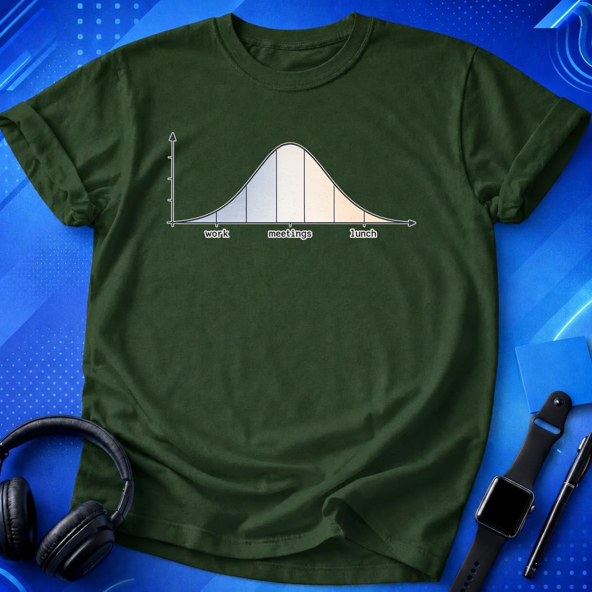 Work Normal Distribution T-Shirt