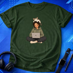 Woman With Cat T-Shirt