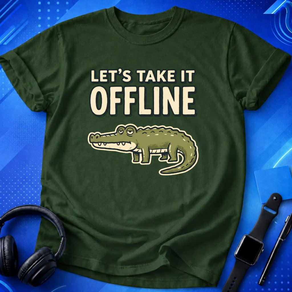 Take It Offline Croc T-Shirt