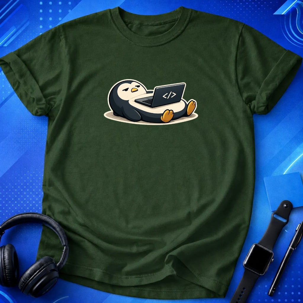 Penguin Laying Down T-Shirt