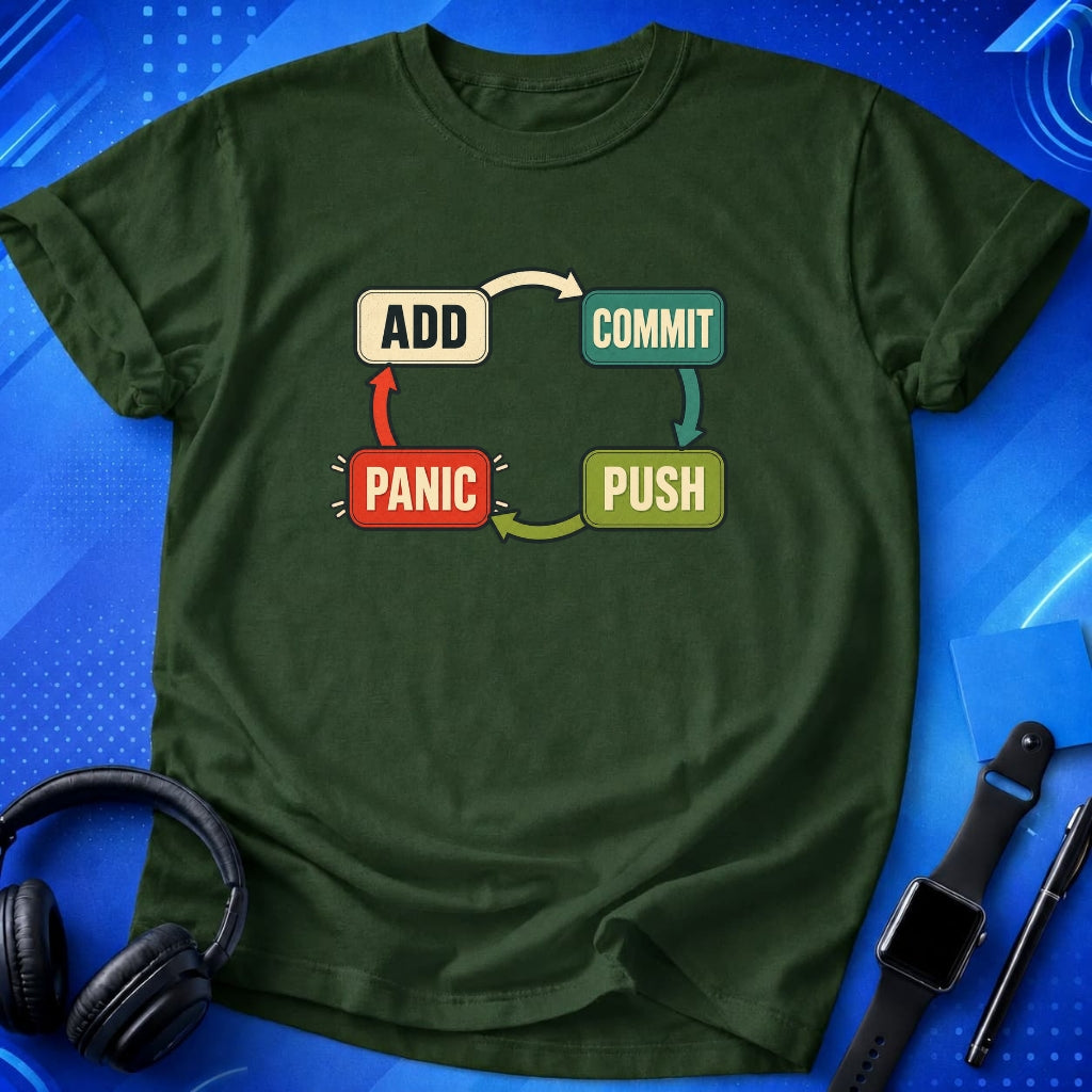Git Commands Cycle T-Shirt