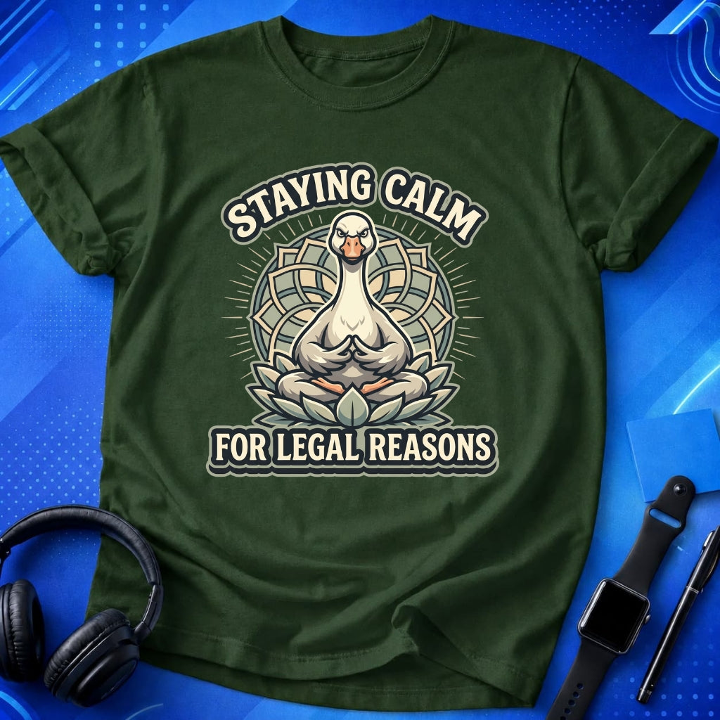 Staying Calm Goose T-Shirt
