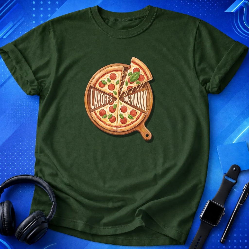 Pizza Layoffs Overwork T-Shirt
