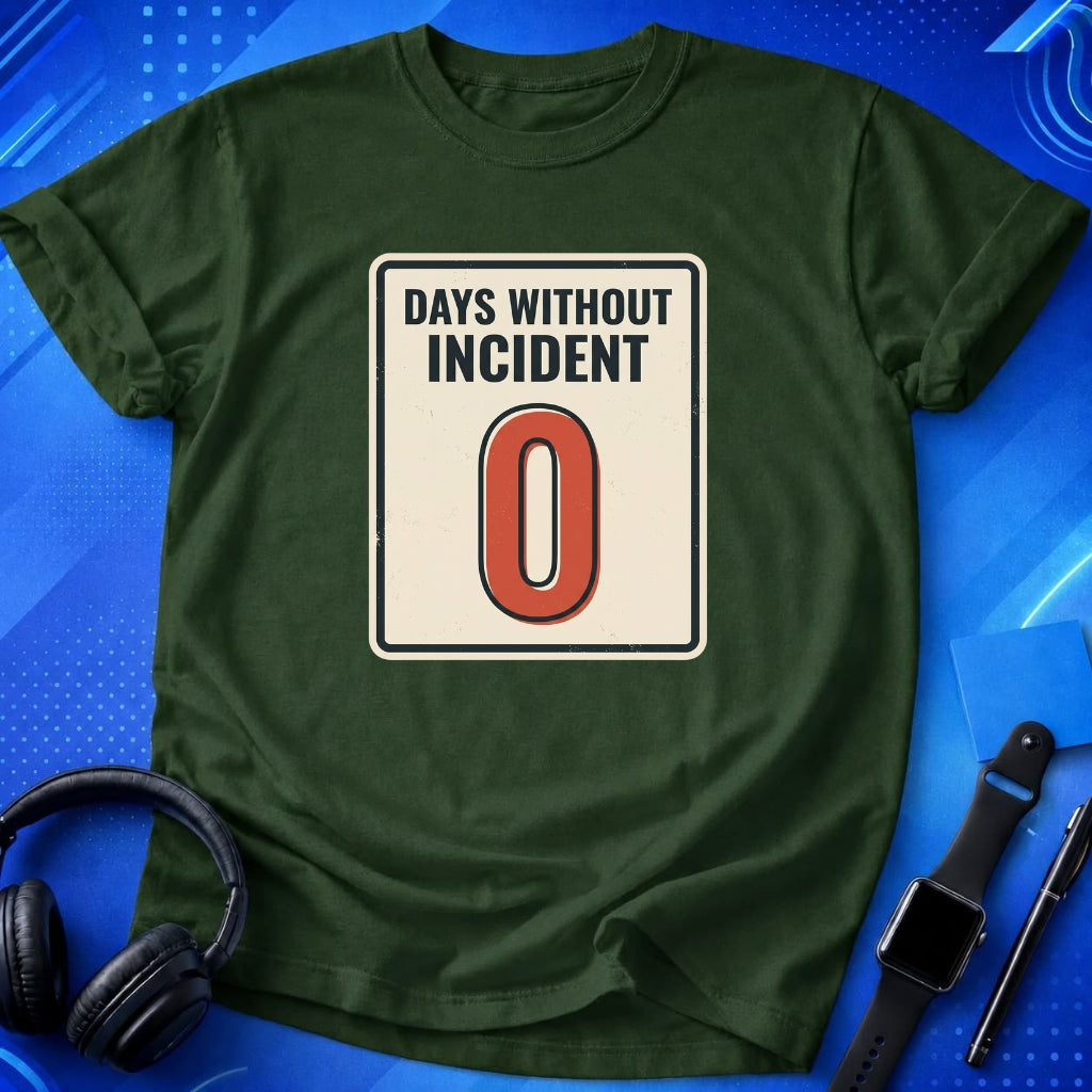 Days Without Incident T-Shirt