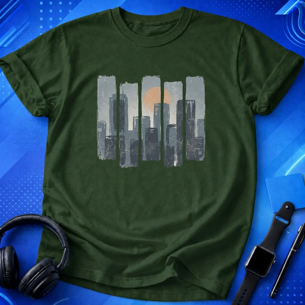 City Skyline View T-Shirt
