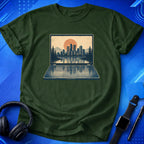 City In Laptop T-Shirt