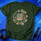 Retro Computer Octopus T-Shirt